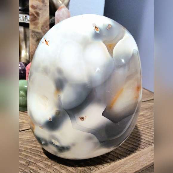Breathtaking XL Orca Agate Free Form - Picture 16 of 16